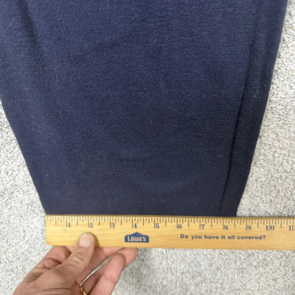 Lauren Ralph Lauren Lounge Pants Womens Small 28x29 Blue Knit Preppy Athleisure